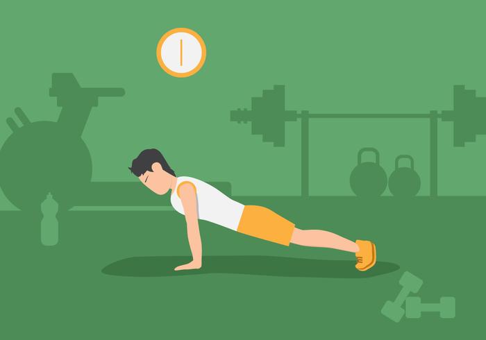700x490 Free Push Up Vector Illustration