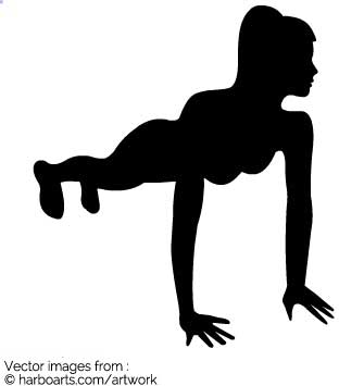 335x355 Collection Of 'push Up Silhouette' Download More Than Images