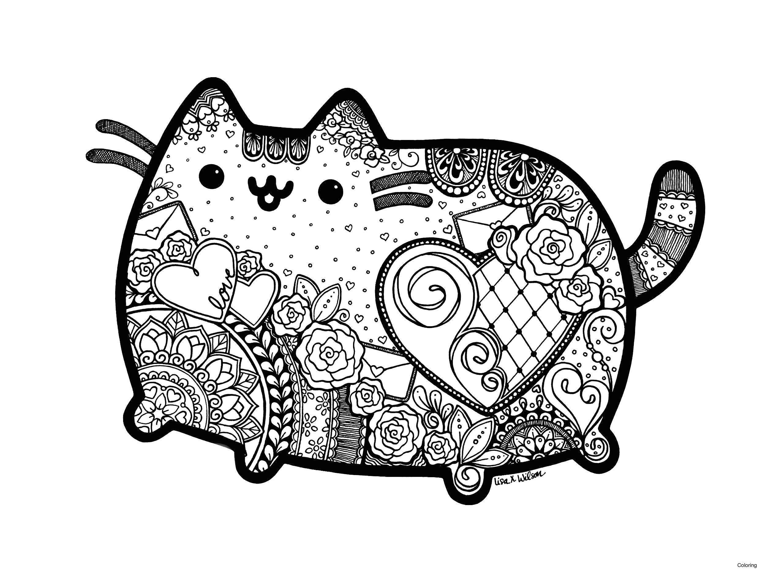 2482x1861 Beautiful Coloring Pages Pusheen Jvzooreview