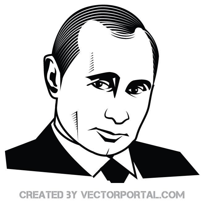 660x660 Vladimir Putin Vector Illustration Celebrity Vector