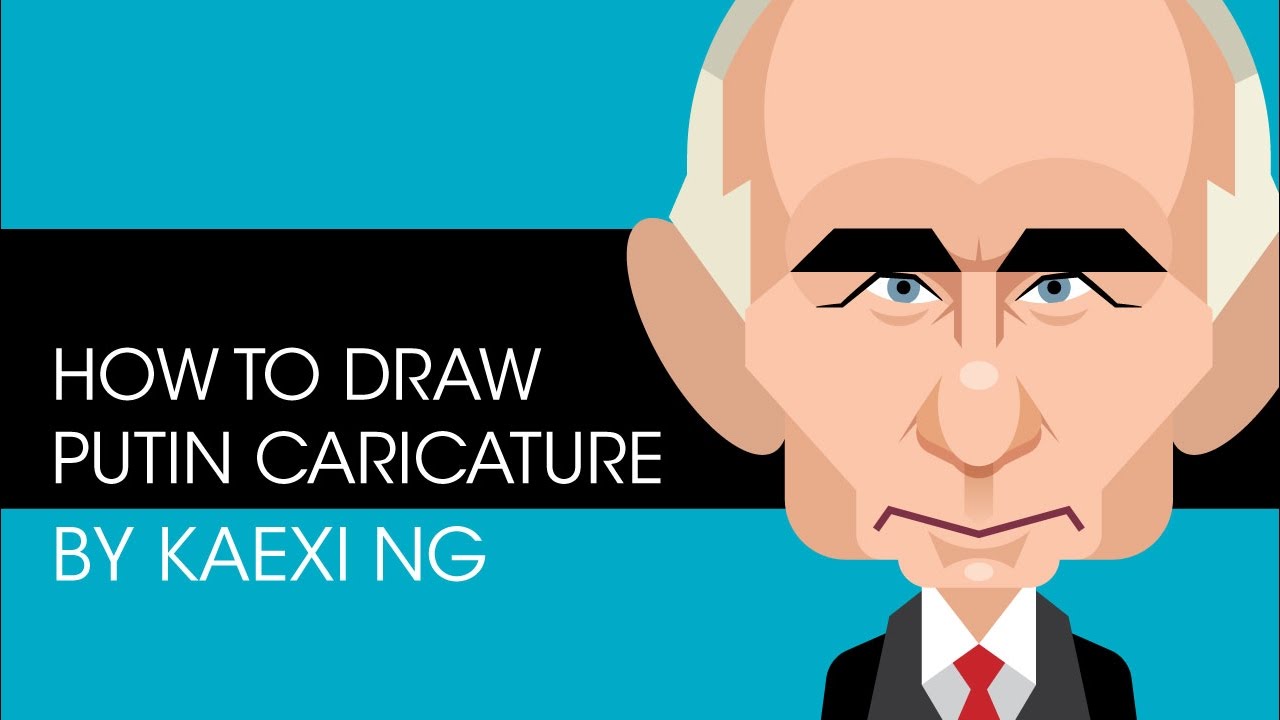 1280x720 Drawing Putin Vector Art Adobe Illustrator