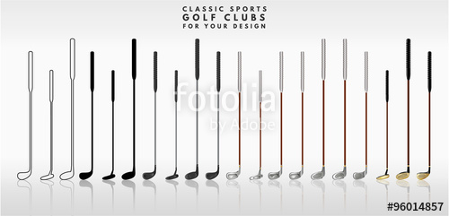 Playing Putter Golf Different Colors And Shapes For Your Design 500x241 Playing Putter Golf Different Colors And Shapes For Your Design