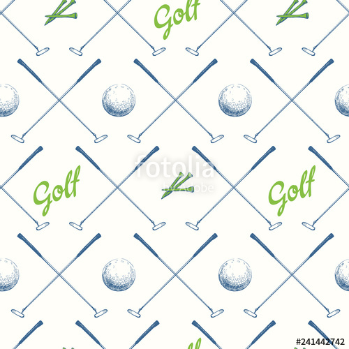 Seamless Golf Pattern With Putter Vector Set Of Hand Drawn Sports 500x500 Seamless Golf Pattern With Putter Vector Set Of Hand Drawn Sports