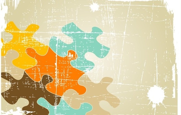 580x368 Jigsaw Puzzle Background Free Vector Download