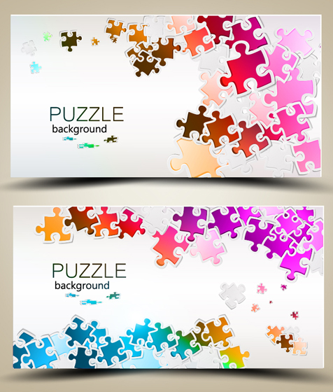 476x560 Shiny Puzzle Background Vector Free Download