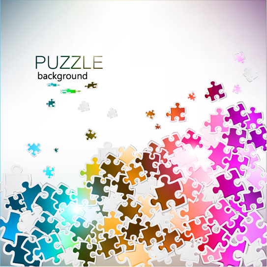 543x543 Shiny Puzzle Background Vector Free Vector In Encapsulated