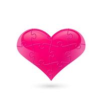 Heart Puzzle Free Vector Art 203x200 Heart Puzzle Free Vector Art
