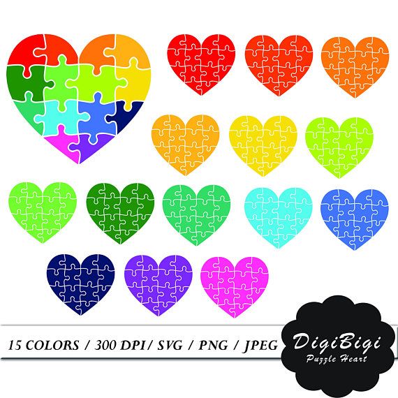 Puzzle Heart Clipart, Heart Clip Art, Rainbow Heart Clipart 570x570 Puzzle Heart Clipart, Heart Clip Art, Rainbow Heart Clipart