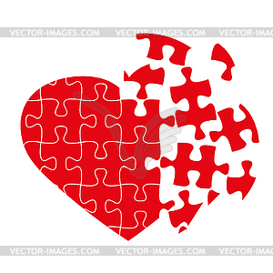 Broken Puzzle Heart 300x300 Broken Puzzle Heart