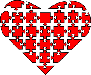 Heart Puzzle Clip Art 297x246 Heart Puzzle Clip Art