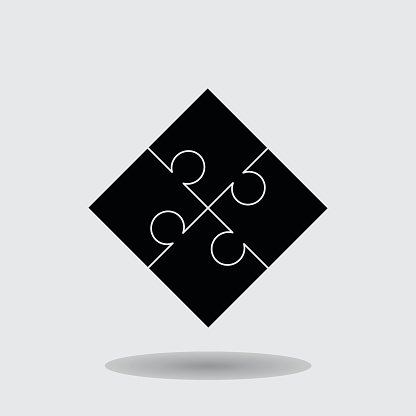 Puzzle Icon Vector