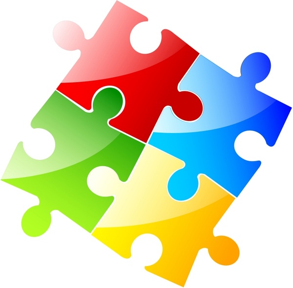 600x589 Puzzle Free Vector In Adobe Illustrator