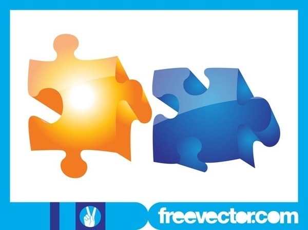 Puzzle Logo Vector