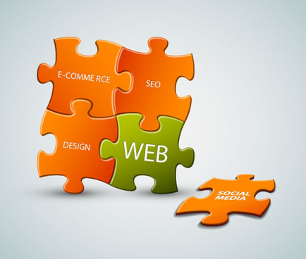 434x368 Jigsaw Free Vector Download