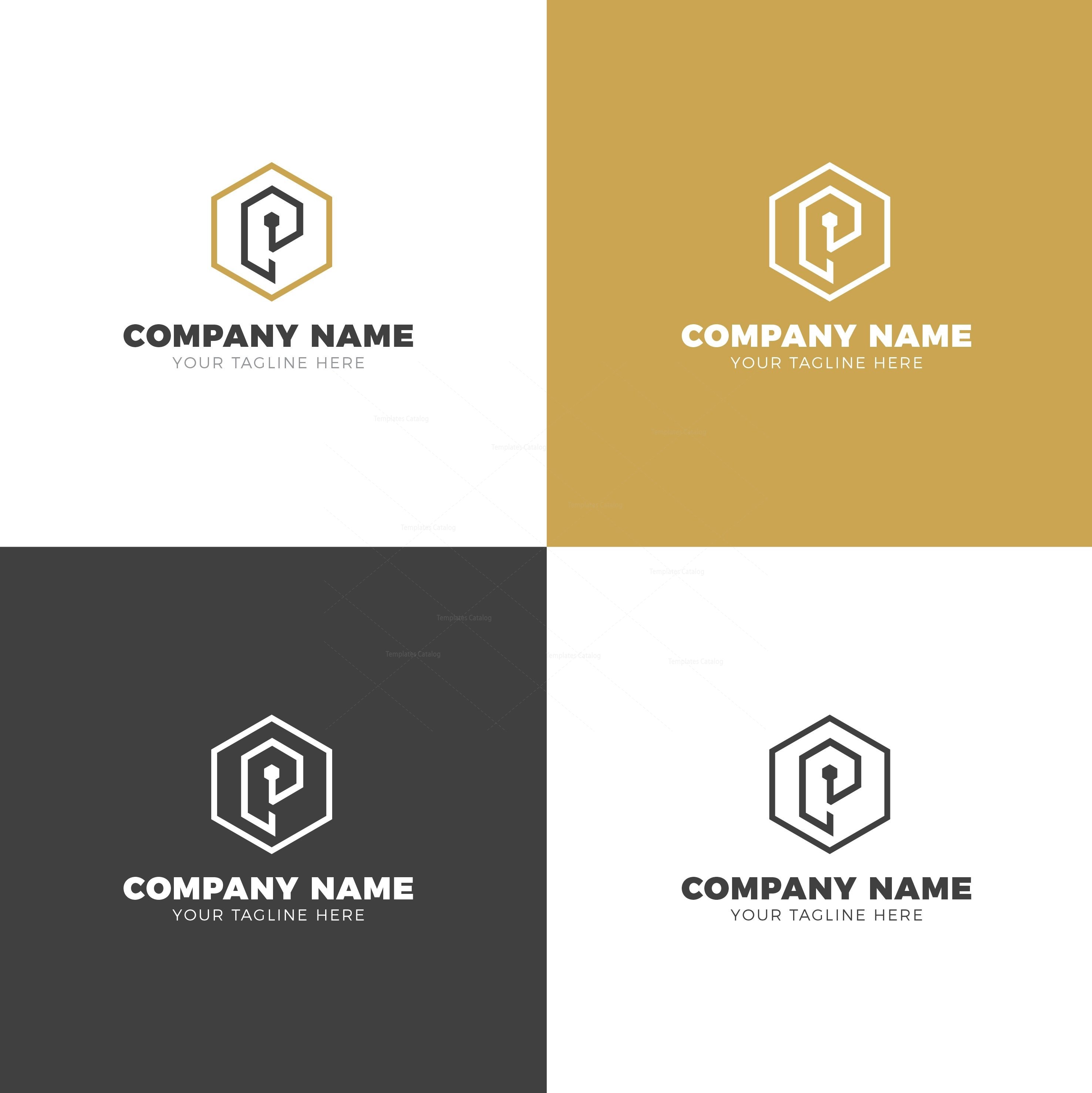 2952x2953 Puzzle Elegant Vector Logo Design Template