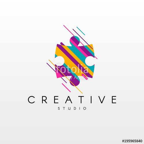 500x500 Puzzle Logo Abstract Puzzle Logo Design, Made Of Various