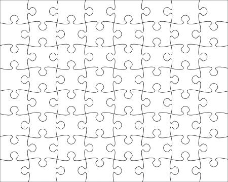 450x359 Piece Puzzle Template Vector Photos Jigsaw Free Jigsaw Template