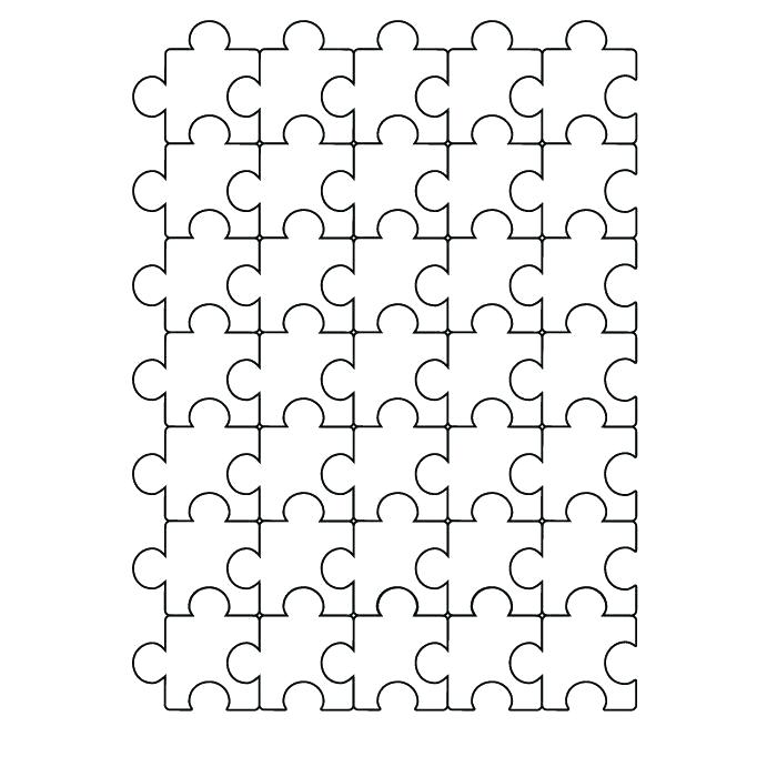 Puzzle Outline Vector at Vectorified.com | Collection of Puzzle Outline ...