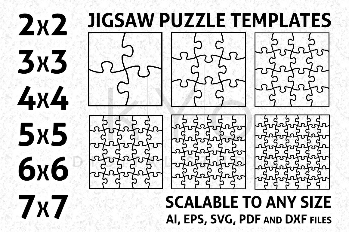 1160x772 Jigsaw Puzzle Template Dxf Formars, Puzzle Vector