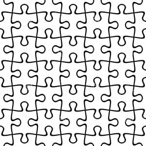 300x300 Puzzle Vector Illustration Of White Puzzle Illustration Hoodamathrun
