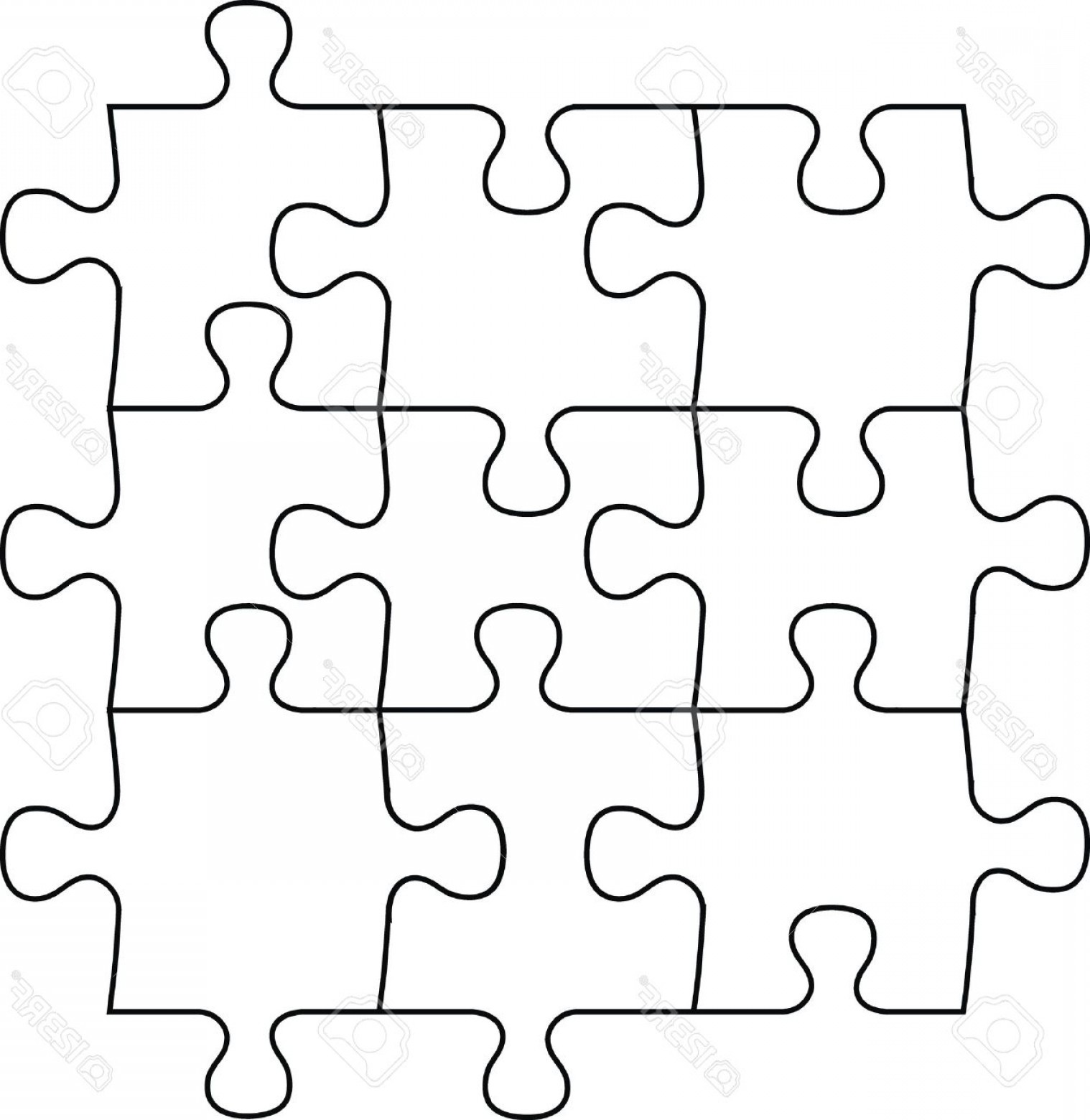 1518x1560 Puzzle Piece Vector Art Handandbeak