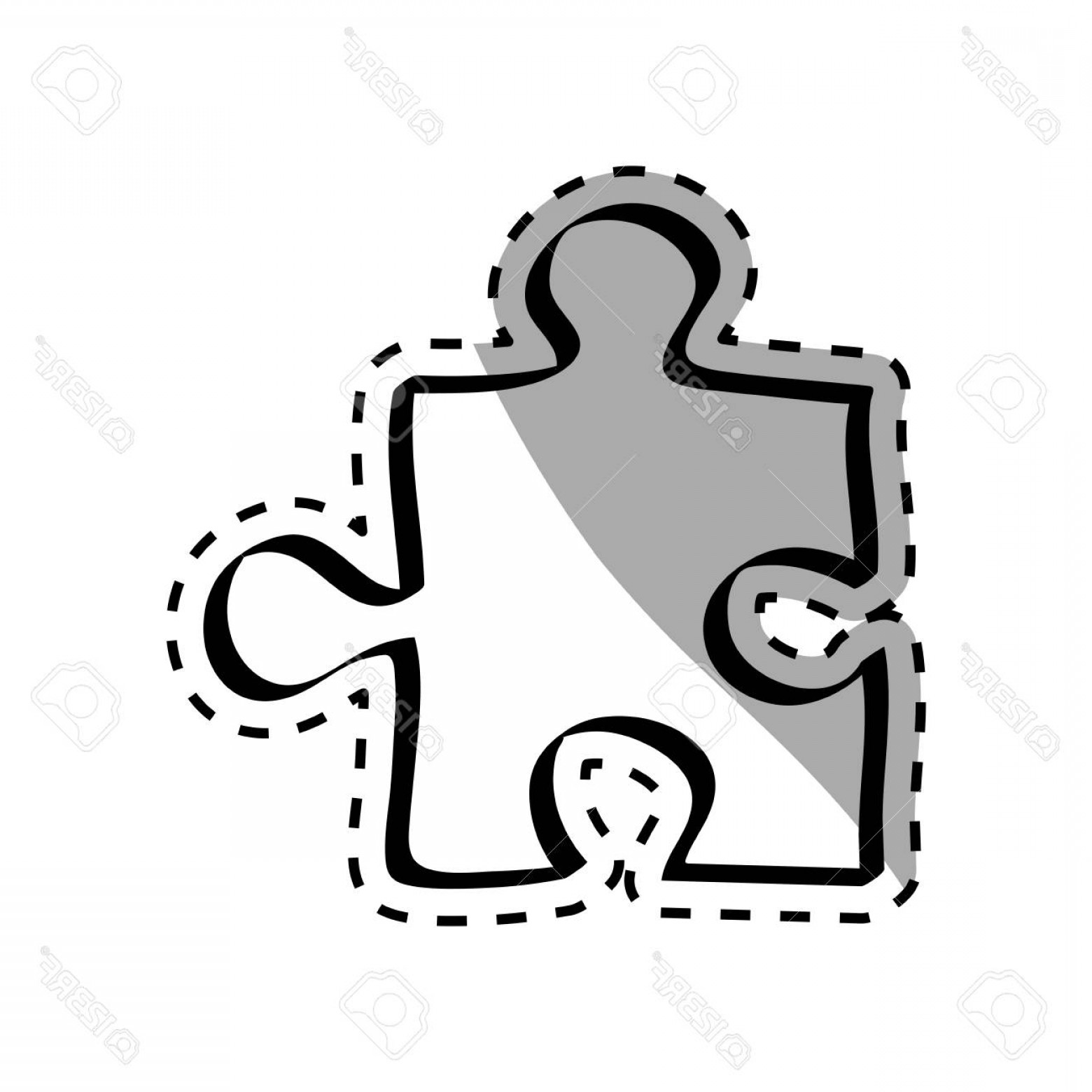 1560x1560 Puzzle Piece Vector Graphic Hoodamath