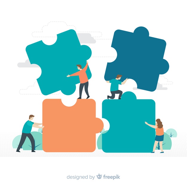 People Connecting Puzzle Pieces Vector Free Download 626x626 People Connecting Puzzle Pieces Vector Free Download