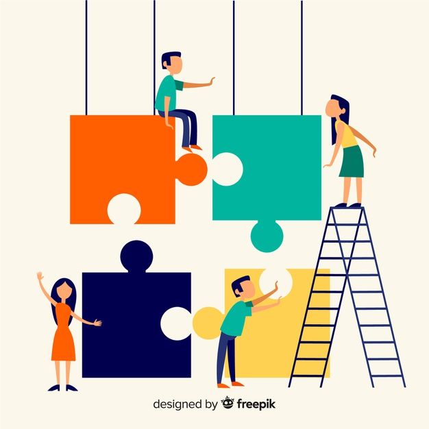 People Connecting Puzzle Pieces Colorful Background Vector Free 626x626 People Connecting Puzzle Pieces Colorful Background Vector Free