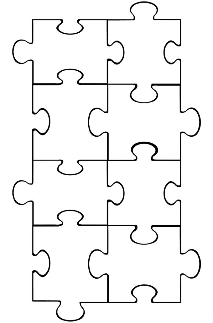 Puzzle Piece Template Free Png, Pdf Formats Download 680x1028 Puzzle Piece Template Free Png, Pdf Formats Download