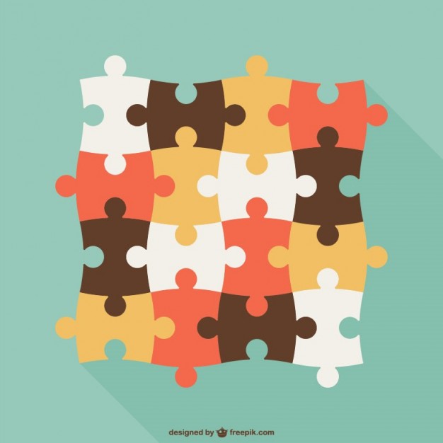 Vintage Puzzle Pieces Vector Free Download 626x626 Vintage Puzzle Pieces Vector Free Download