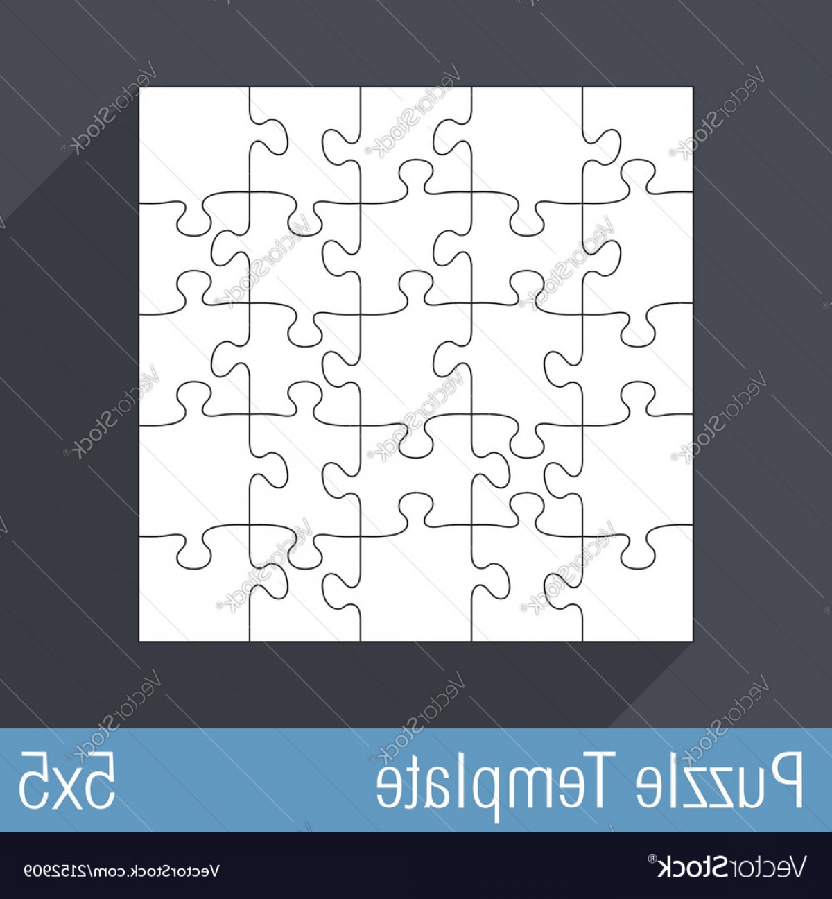 1200x1296 Jigsaw Puzzle Template Pieces Vector Handandbeak
