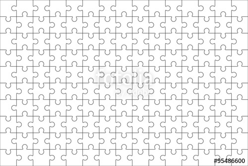 500x334 Jigsaw Puzzle Blank Template Pieces Stock Image And Royalty