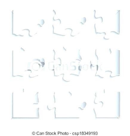 436x455 Piece Puzzle Template Free Superb Name Jigsaw Blank Giant