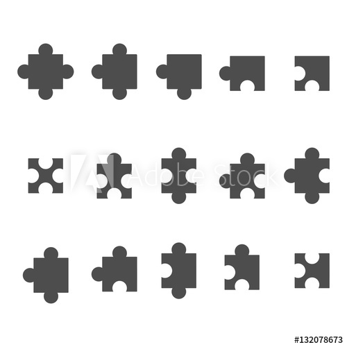500x500 Jigsaw Puzzle Vector Icon