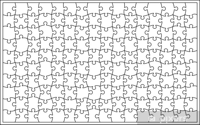 700x439 Blank Transparent Background Puzzle Vector Wall Mural Pixers