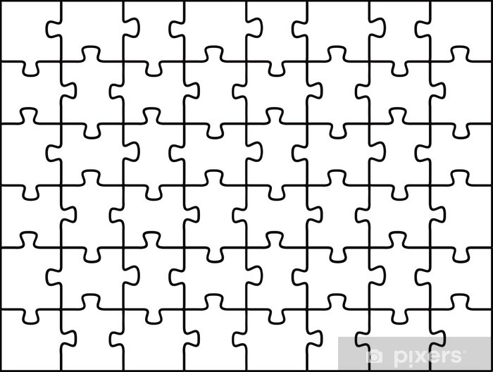 700x528 Puzzle Vector Background Wall Mural