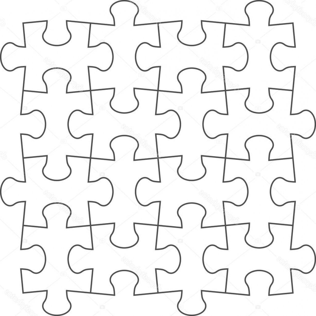 1228x1228 Stock Illustration Puzzle Vector Illustration Of White Soidergi