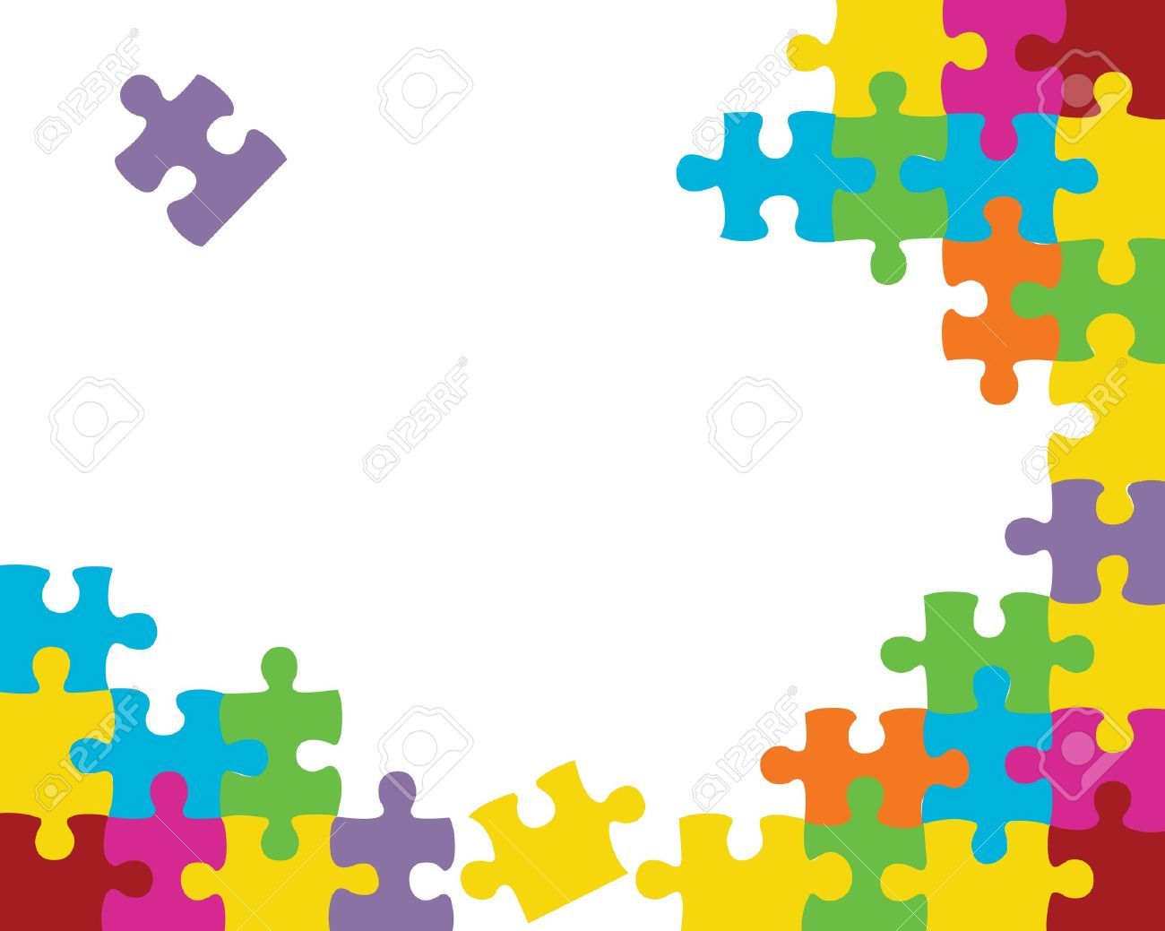 Puzzle Vector Art