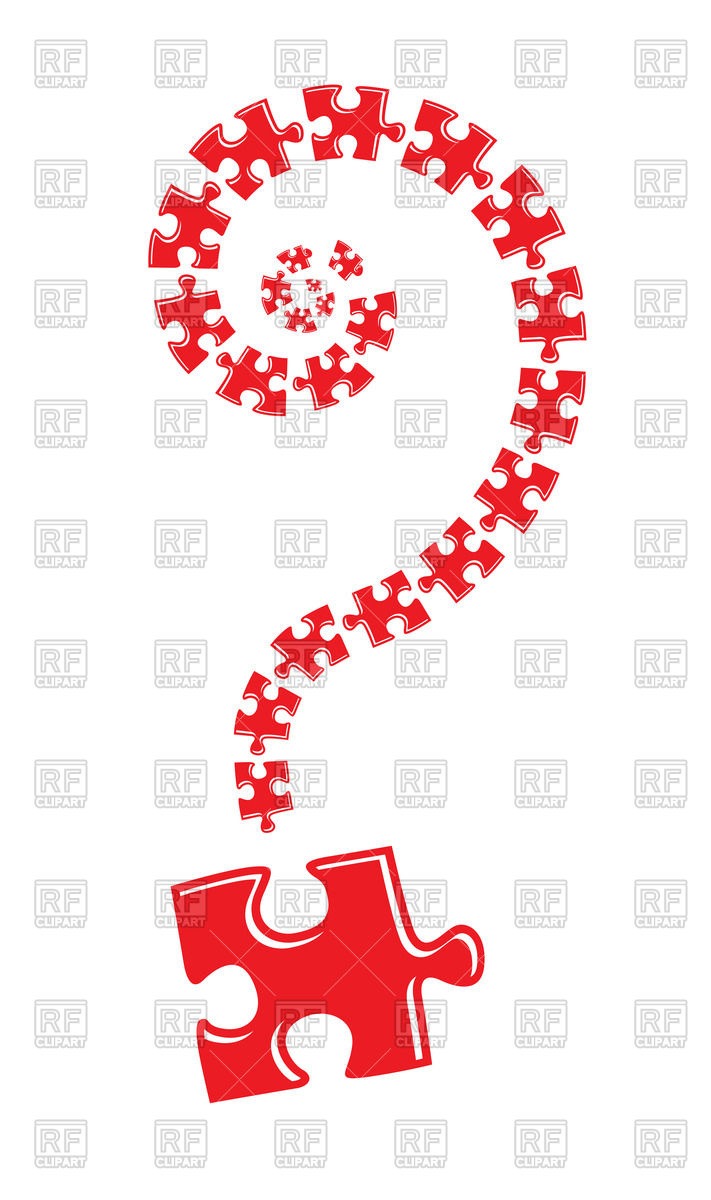 711x1200 Question Mark From Puzzle Vector Image Of Objects