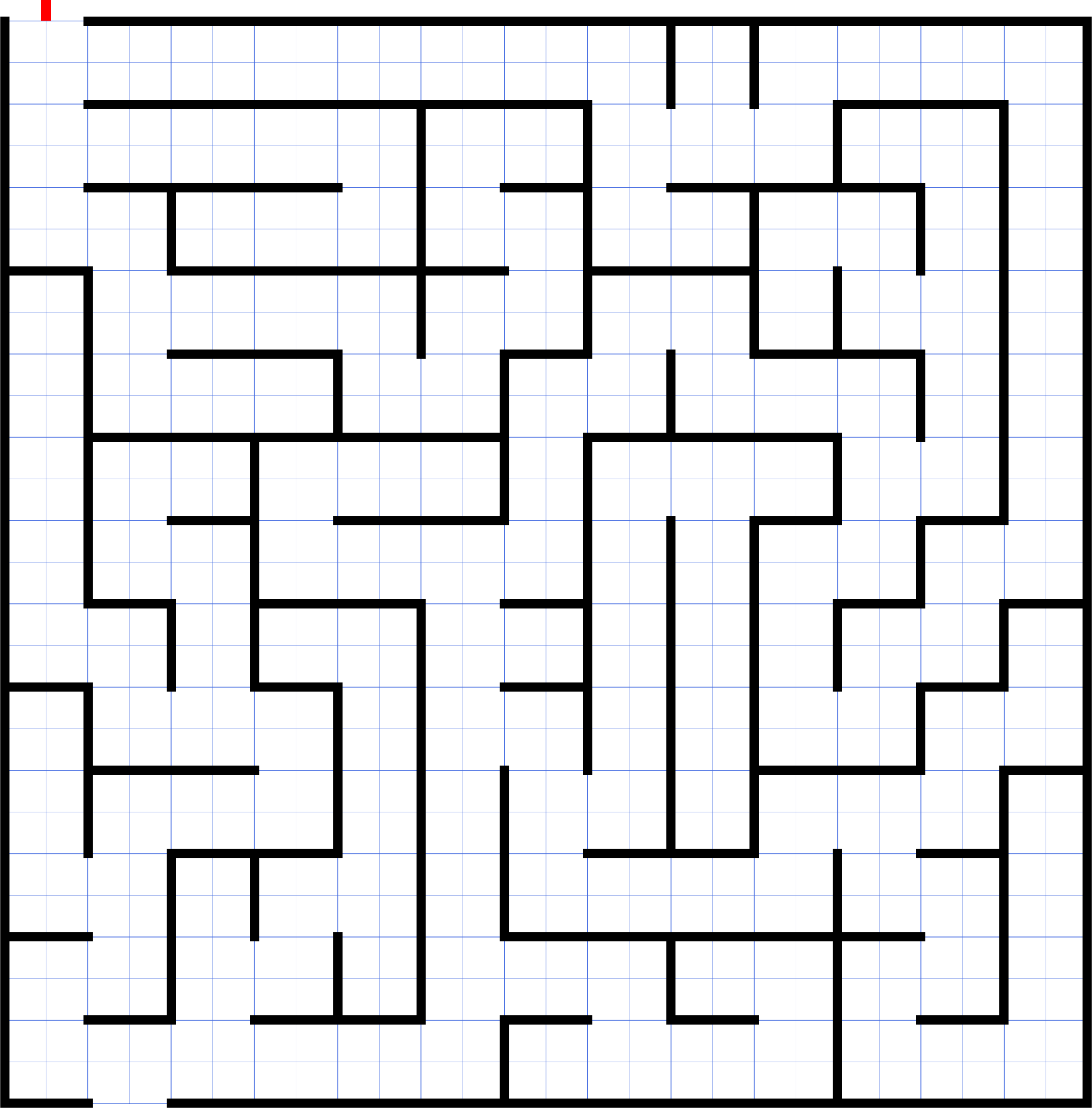 2330x2365 Maze Puzzle Vector Clipart Image