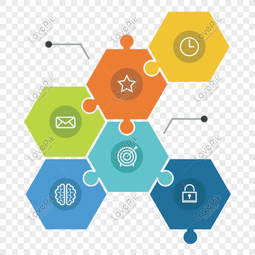 860x860 Puzzle Vector Infographic Png Image Picture Free Download