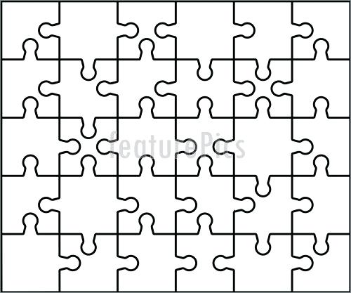 500x417 Patterns Puzzle Piece Vector Free Download Word Families Reveal