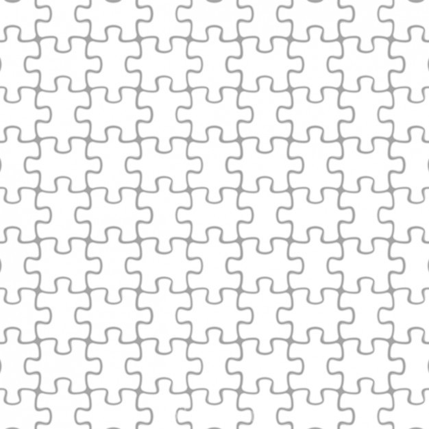 626x626 Puzzle Pieces Pattern Vector Free Download