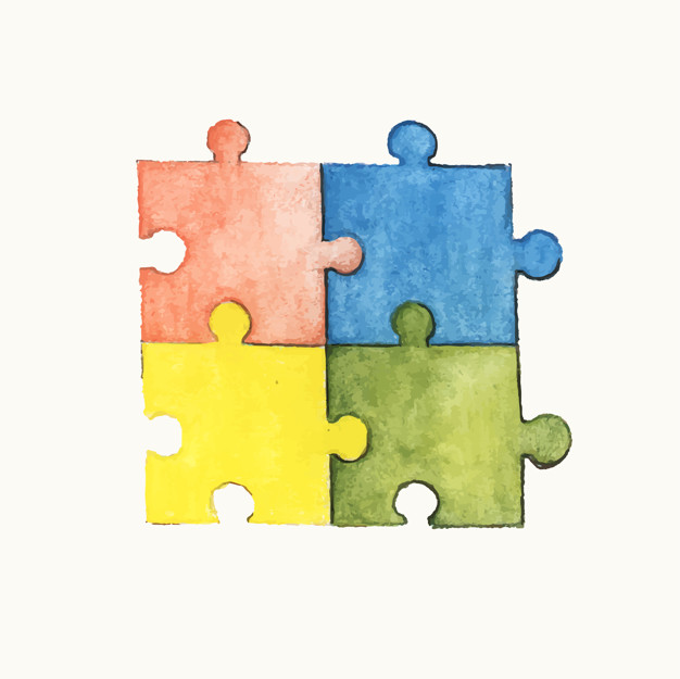 626x625 Illustration Of A Jigsaw Puzzle Vector Free Download
