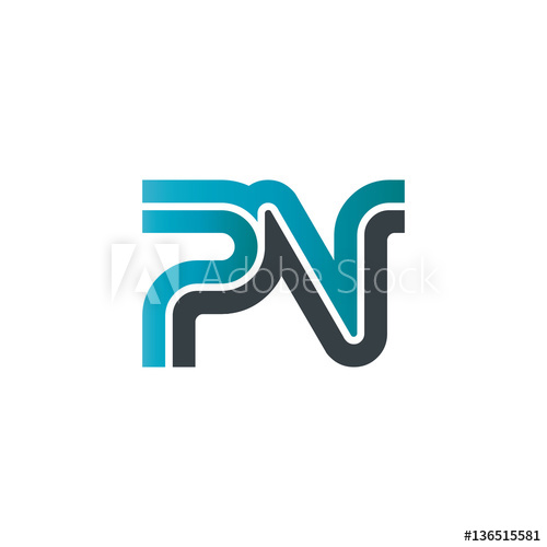 Initial Letter Pn Pv Linked Design Logo 500x500 Initial Letter Pn Pv Linked Design Logo