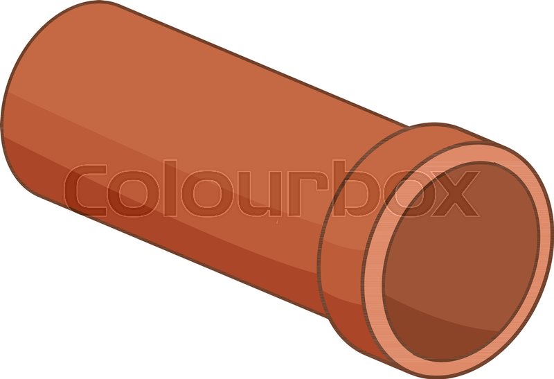 800x547 Plastic Pipe Icon Cartoon Stock Vector Colourbox