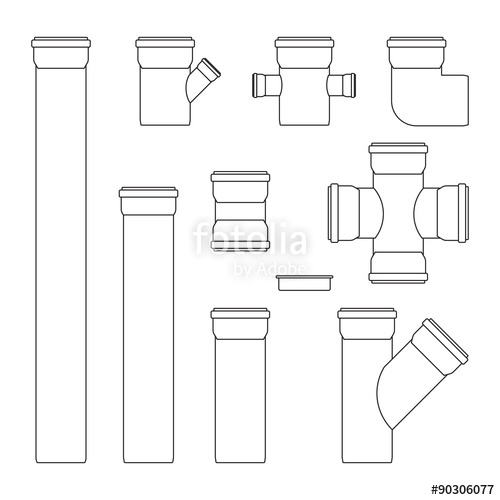 500x500 Pvc Pipe For Sewer Stock Image And Royalty Free Vector