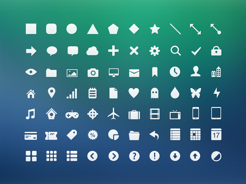 800x600 Basic Icons Pack
