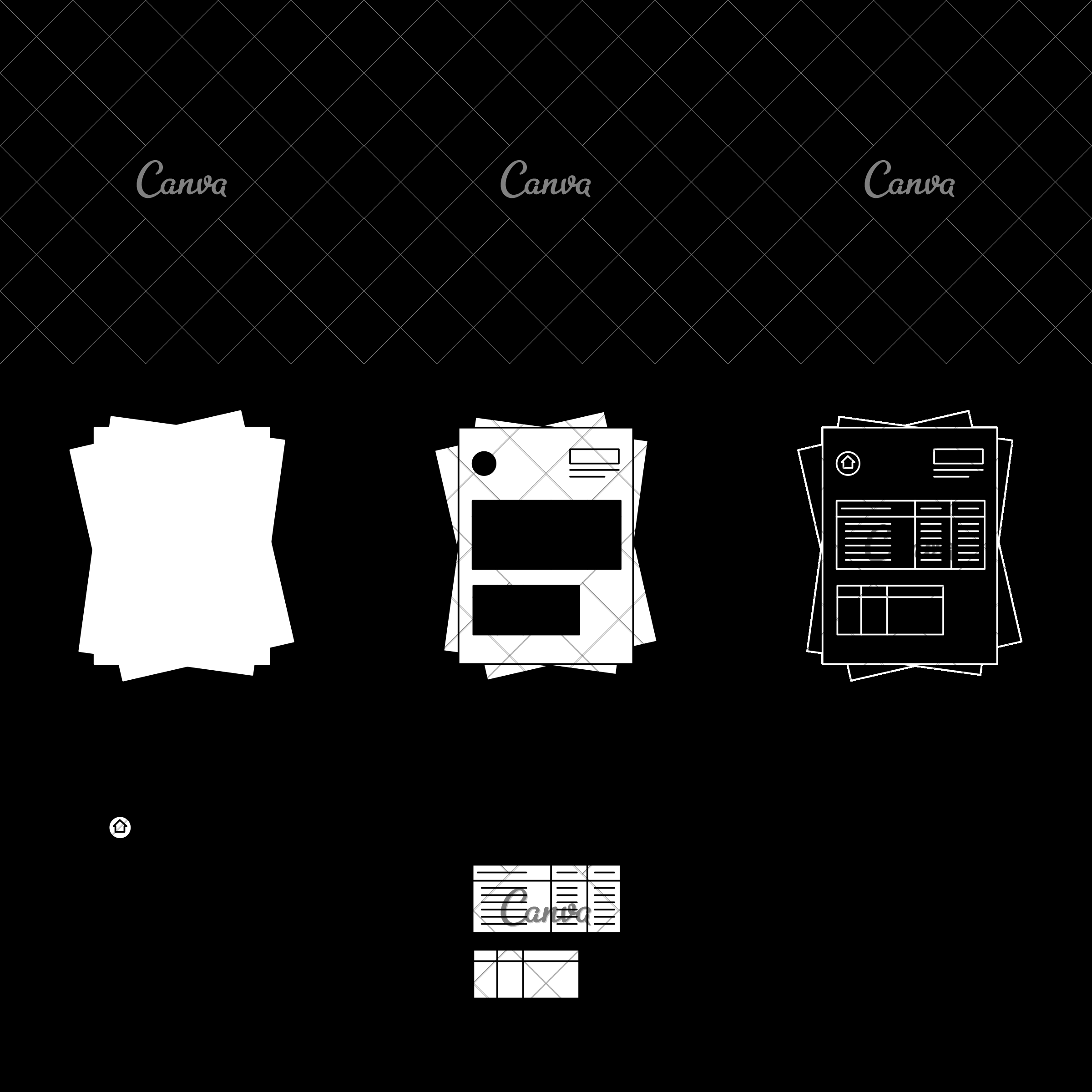 2400x2400 Billing Statements Icon Vector