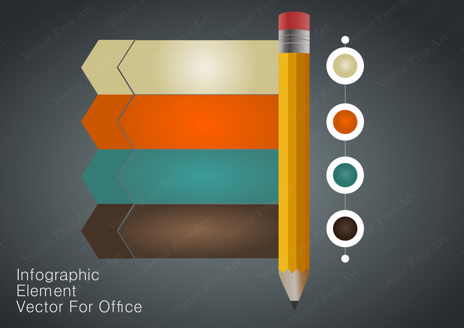 1600x1132 Pencil Infographic Free Vector Infographic Pyramid Chart Vector